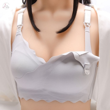 （B-Cカップ）マタニティ 滑らか 響きにくい 矯正下着 下垂防止 前開き 授乳ブラジャー