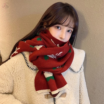 人気を獲得♡ クリスマス プレゼント 韓国風ファッション 暖かい 可愛い ルドルフ マフラー