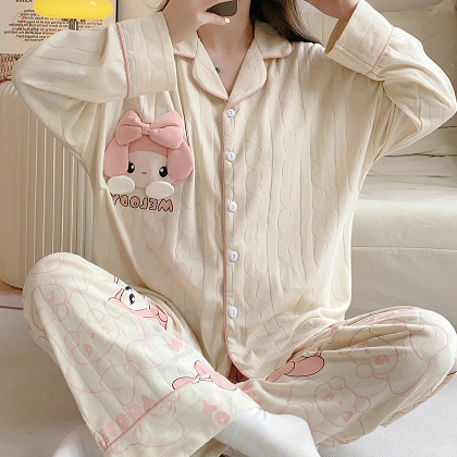 春の新作 可愛い 肌に優しい 韓国系 オシャレ 二点セット カジュアル パジャマ