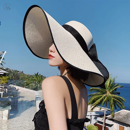 紫外線対策 通気遮光 リゾート 優しい印象 uvカット日除け帽子